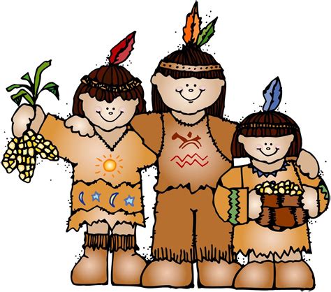 Thanksgiving Indians Clipart