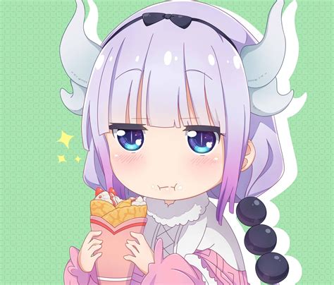 #Anime Miss Kobayashi's Dragon Maid Kanna Kamui #1080P #wallpaper # ...