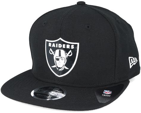 Oakland Raiders NFL Logo Shine Black 9fifty Snapback - New Era caps ...