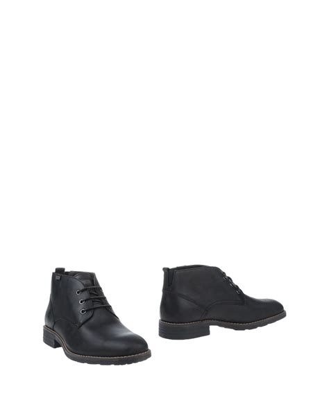 Pikolinos Leather Ankle Boots in Black for Men - Lyst