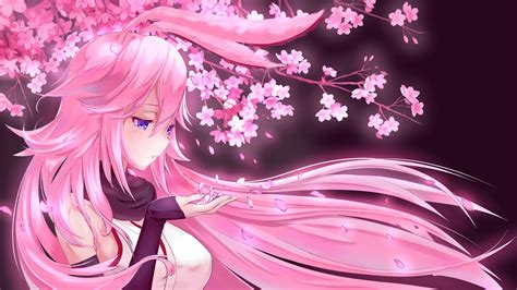 Pink Anime Background Wallpaper Laptop / 24 Pink Hair Anime Girl ...
