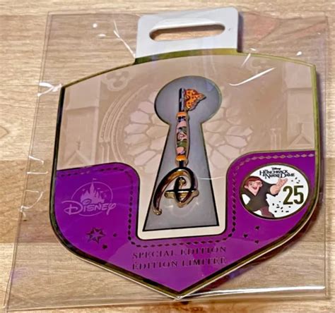 DISNEY / THE Hunchback of Notre Dame 25th Anniversary Key Pin Special Edition $11.41 - PicClick