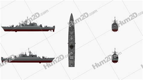 Alvand-class frigate Blueprint in PNG - Download Ship Clip Art Images