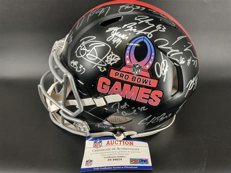 NFL - Multi Signed Authentic 2023 Pro Bowl Games Speed Helmet Signed by ...