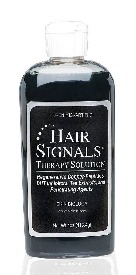 copper Peptides for Hair Loss Hair Signal Solution by Dr. Pickart | Hold the Hairline