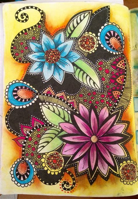 Doodle doodle doodle watercolour art journal page – Artofit