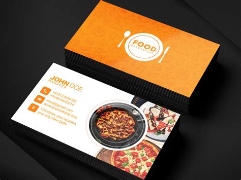 Restaurant Business Card by PixelSquad on Dribbble