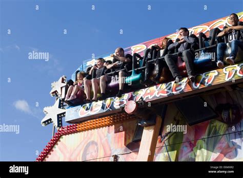 Blackpool pier funfair rides blackpool hi-res stock photography and ...