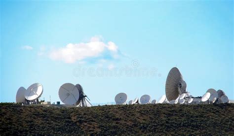 Satellite Transmissions stock photo. Image of cable, transmit - 2470730