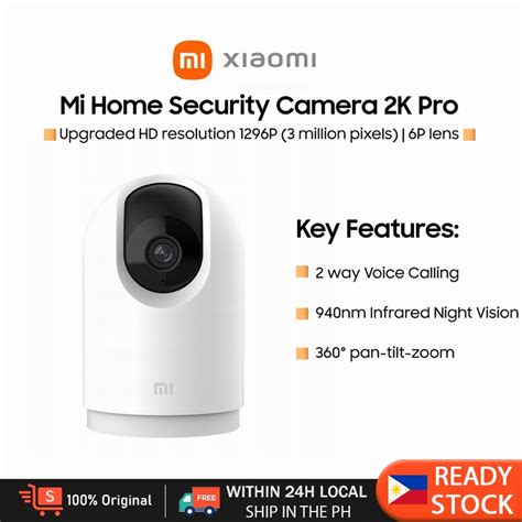 Xiaomi Cctv Mi Home Security Camera 360° 2K Pro | Pro 2K CCTV Wifi IP ...