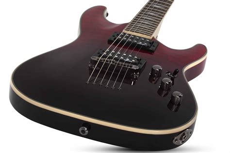 Schecter Omen Extreme-6 - blood burst Str shape electric guitar