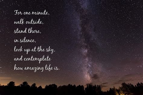 Milky Way and Stars Amazing Life Quote Photograph by Terry DeLuco