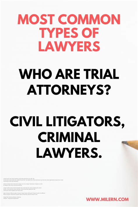 Different Types of Lawyers – Types of Lawyer & Lawyer Types. Explaining ...