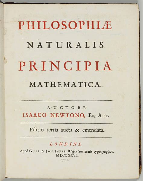 NEWTON, Sir Isaac (1642-1727). Philosophiae Naturalis Principia ...