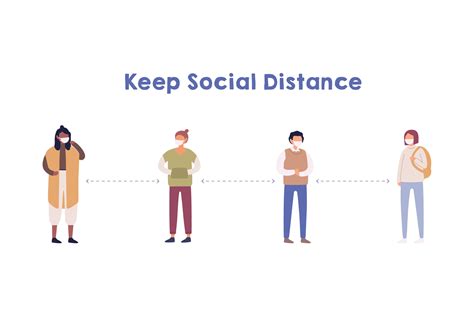 Keep social distance | Photoshop Graphics ~ Creative Market