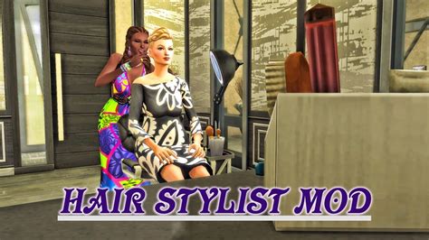 Hair Stylist Mod | Open A 💇‍♀️Salon💇‍♂️ Give Makeovers💄Earn Money🤑& Fame🎥 Points | Sims 4 - YouTube