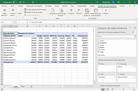 Cómo crear una tabla dinámica en Excel • Excel Total