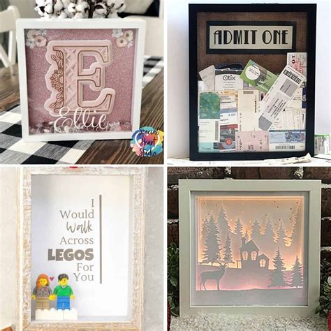 20 DIY Ideas to Personalize a Shadowbox - The Crafty Blog Stalker