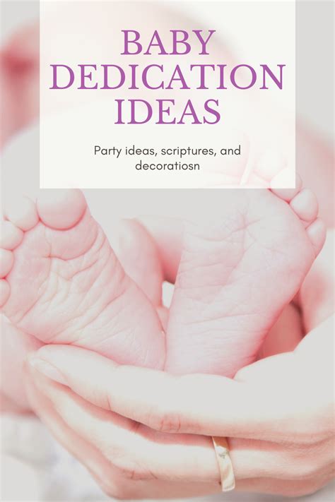 Baby Dedication Ideas: Scriptures and Party Ideas for Food and ...