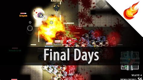 FINAL DAYS - Top-Down Multiplayer Zombie Shooter - YouTube