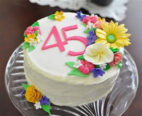 45th Birthday Cake