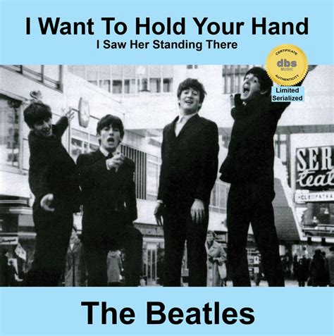 Beatles I Want To Hold Your Hand / I Saw Her Standing There – Seven Inch 45 Records Released