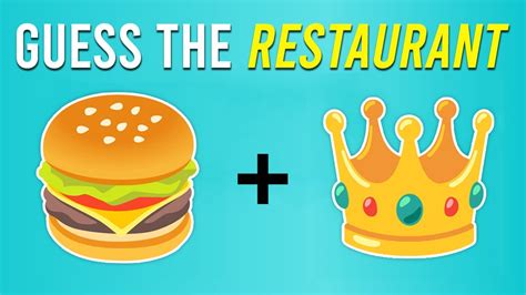 Can You Guess The Fast Food Restaurant by Emoji? Fast Food Emoji Quiz ...