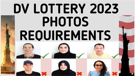 DV LOTTERY 2023 PHOTOS REQUIREMENTS - YouTube