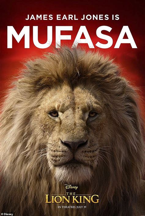 The Lion King character posters reveal new looks at the young and adult ...