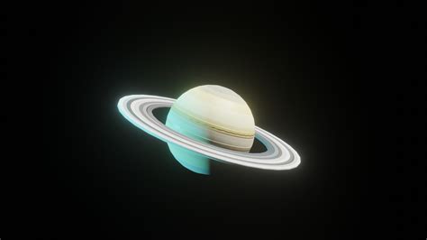 ArtStation - Stylized Planet Saturn 3D Model 2k/4k/8k Textures | Game ...