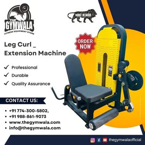 Leg Extension Leg Curl Machine, For Gym at Rs 40000 in Sas Nagar | ID: 2850497294097