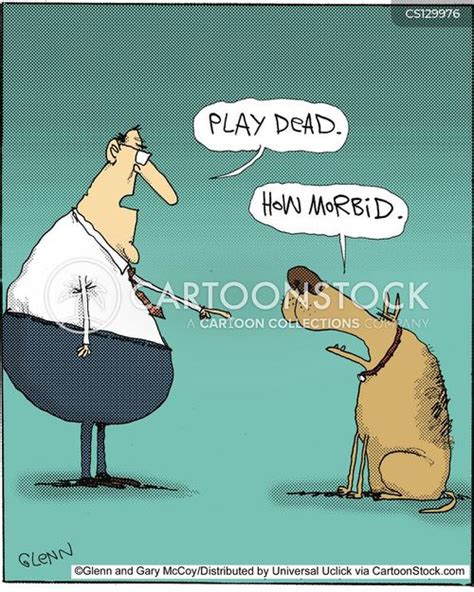 Playing Dead Cartoons and Comics - funny pictures from CartoonStock