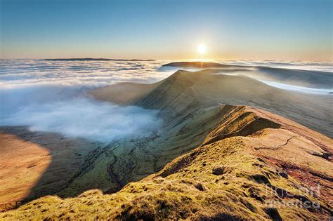 Sunrise from Pen Y Fan, Brecon Beacons, Wales Photograph by Justin ...