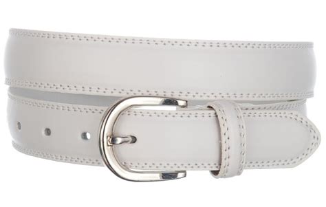 White Dress Belts For Men | semashow.com