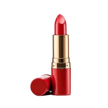 Red Lipstick Is Isolated On A White Background 3d Render Image, Red ...