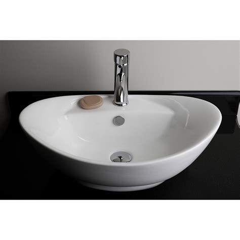 American Imaginations Above Counter Oval Vessel Bathroom Sink & Reviews | Wayfair