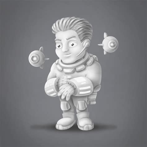 Tech character on Behance