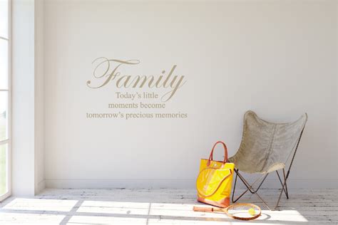 Wall Decal | Family - Todays memories - Grafix Wall Art - New Zealand Made