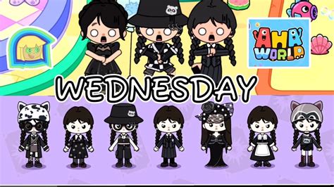 DANCING WEDNESDAY and Aha World EMO Creator Pack! - YouTube