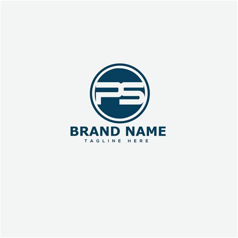 PS Logo Design Template Vector Graphic Branding Element. 11181439 Vector Art at Vecteezy