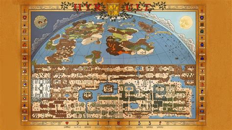 Hyrule Map Wallpaper