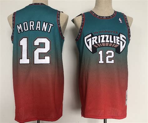 Memphis Grizzlies #12 Ja Morant Throwback Jersey Teal