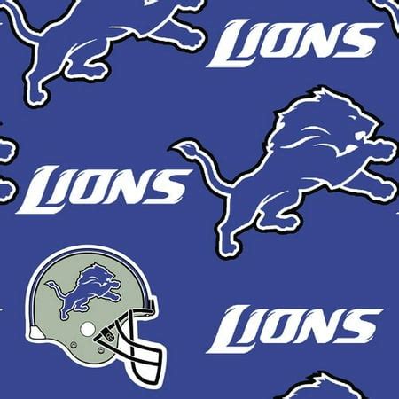 NFL Detroit Lions Fleece Fabric - Walmart.com