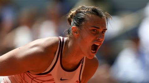 French Open: Aryna Sabalenka speaks out against the war in Ukraine ...