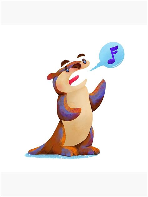 "Otter Song" Coasters (Set of 4) by gmcalister | Redbubble