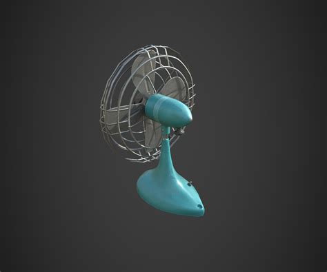 3D desk fan - TurboSquid 1275080