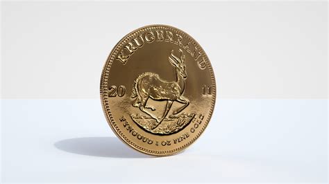 3D Model Krugerrand Gold Coin - TurboSquid 1718919