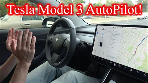 Tesla Model 3 AutoPilot! *How to Use it* Rainbow Road! - YouTube