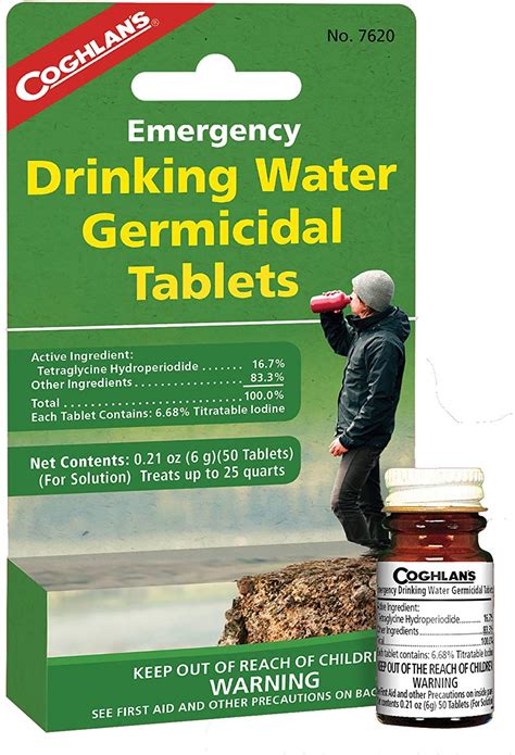 8 Water Purification Tablets and More for Sanitized Drinking Water ...