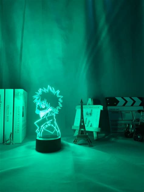 Acrylic 3d Lamp Anime My Hero - Gosuperlady.com